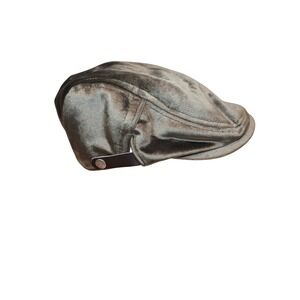 Vintage Arnold Palmer Flat Cap‎ Velvet Green